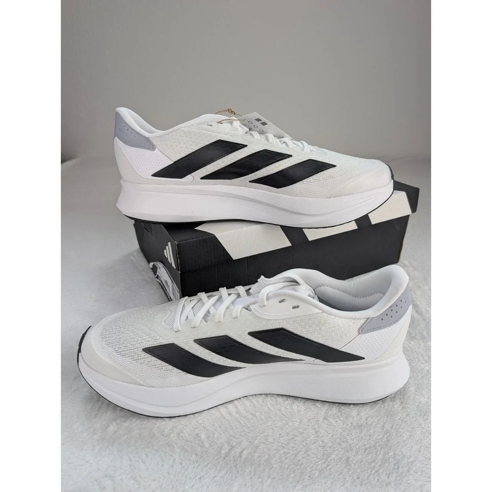 Adidas Duramo SL2 Running Sneakers Mens sz 12 White‎ Black Halo Silver NIB.